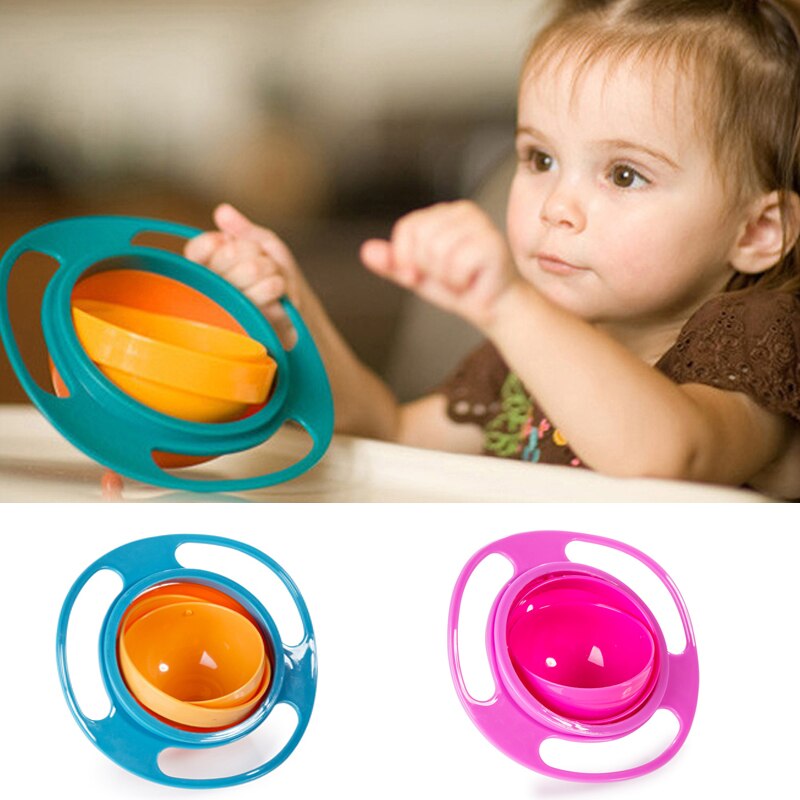 Baby Food Grinding Bowl - Universal Gyro Bowl para bebê, rotação