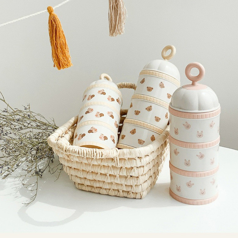 Baby Food Nestle - Urso bonito caixa de leite em
