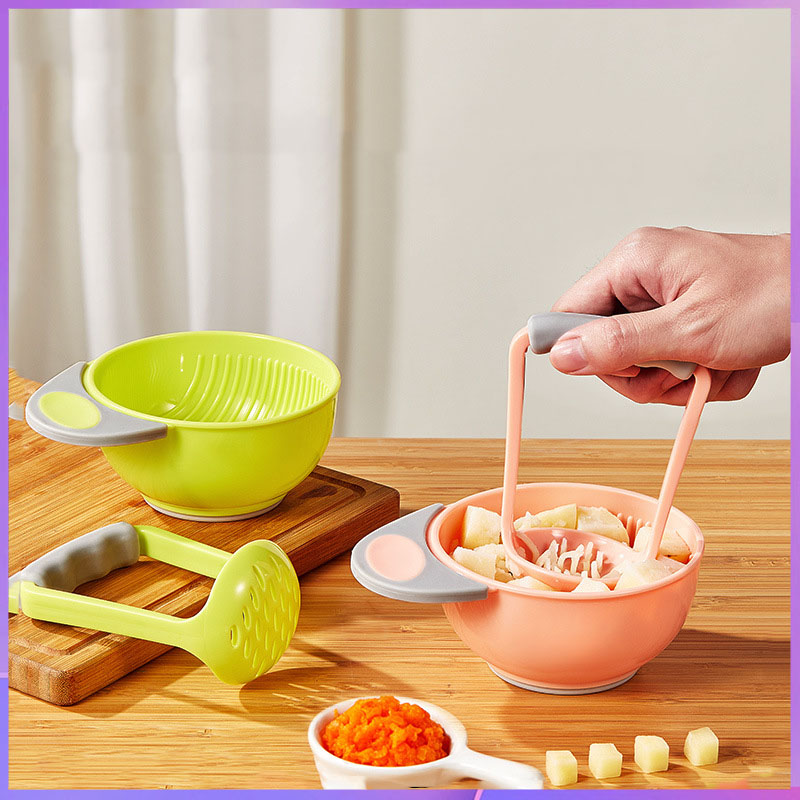 Baby Food Grinding Bowl - Moedor de alimentos para crianças/purée manual