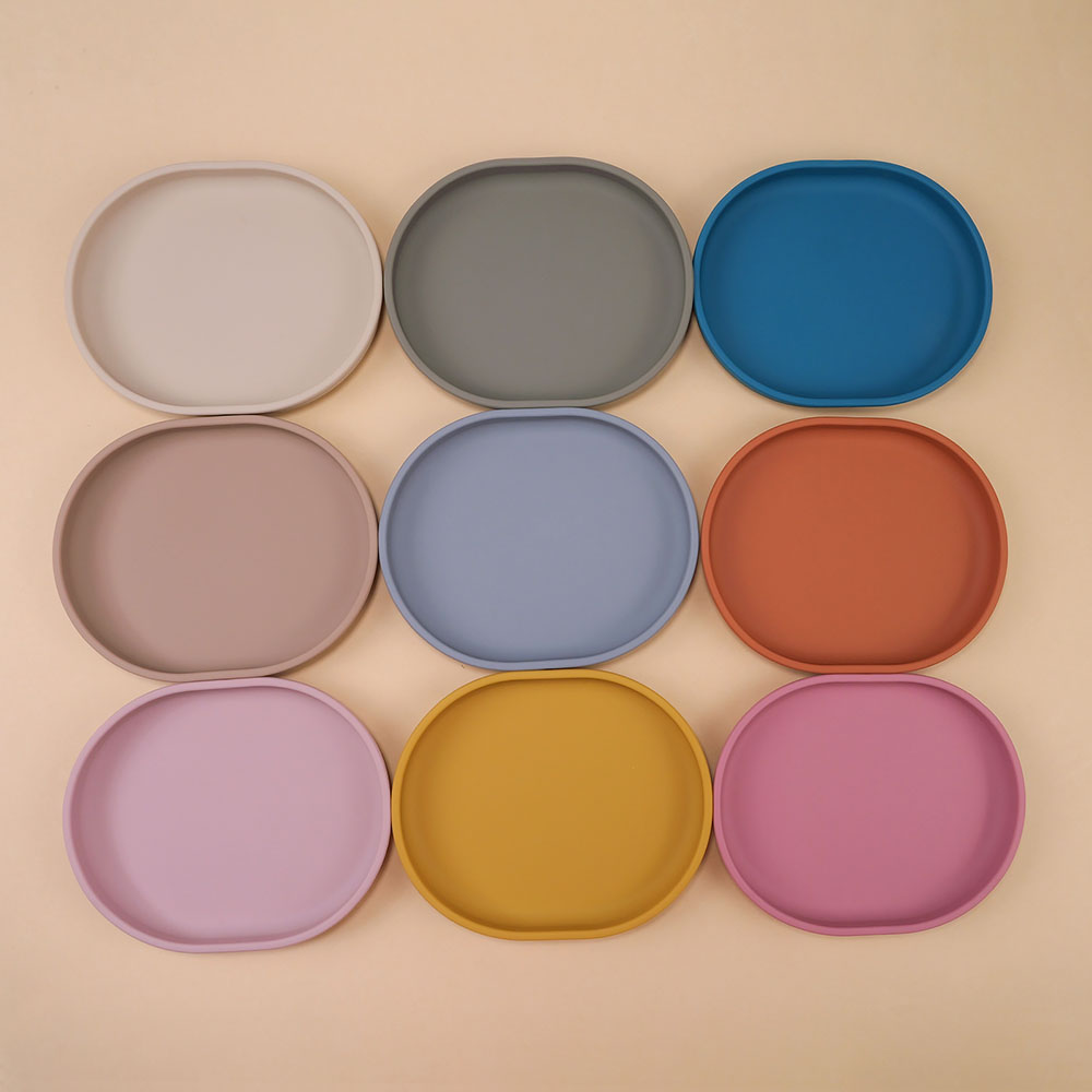 Baby Food Chart - Bebê seguro silicone placa de jantar