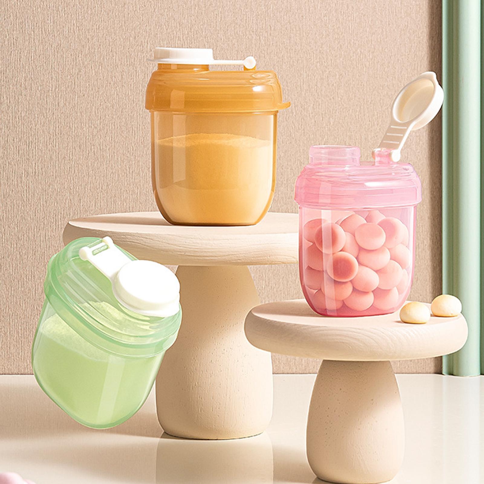 Snack Container Travel - Dispensador de Fórmula Portátil, Recipiente Hermético