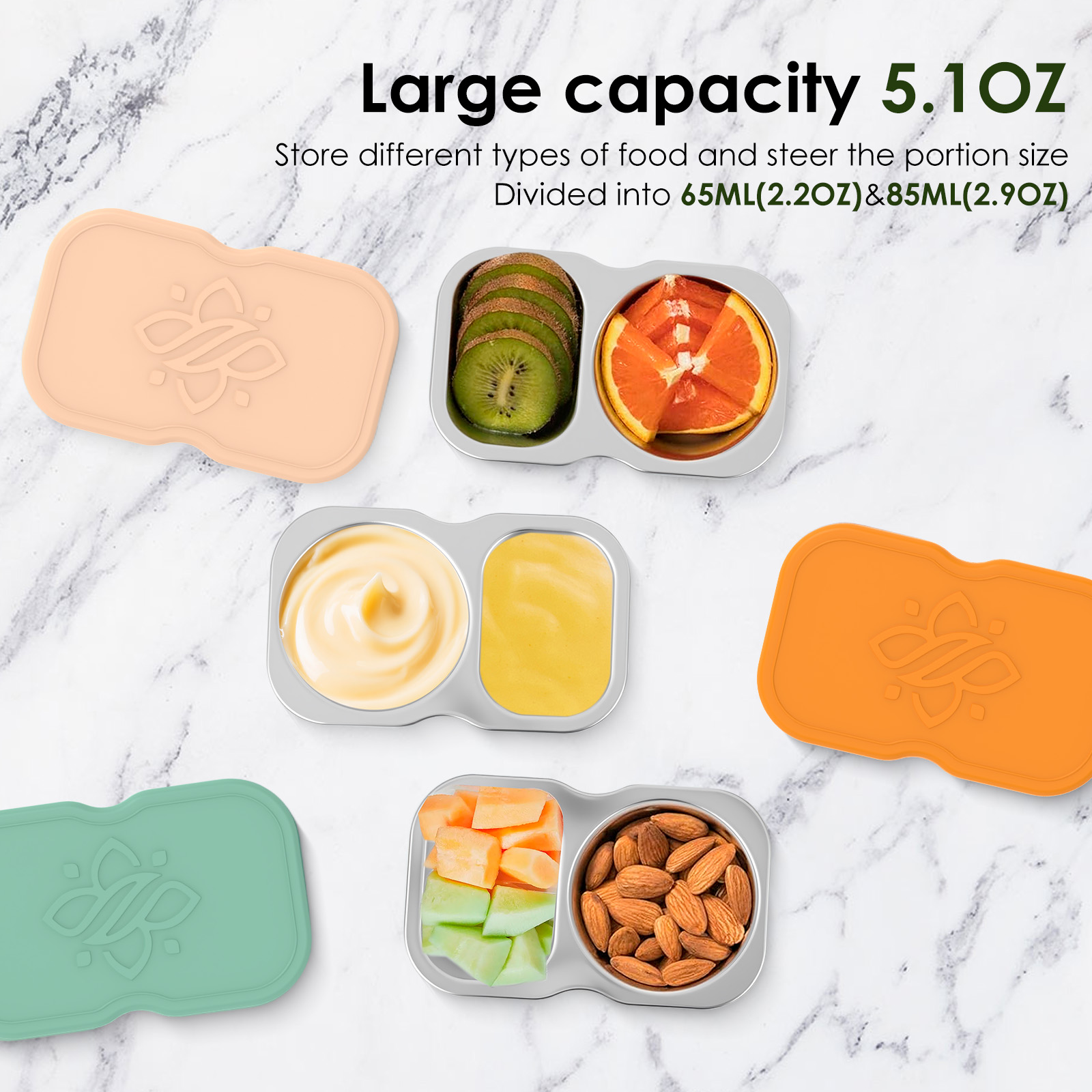 Conjunto de 3 Recipientes de A - Snack Container Travel avaliação e preço