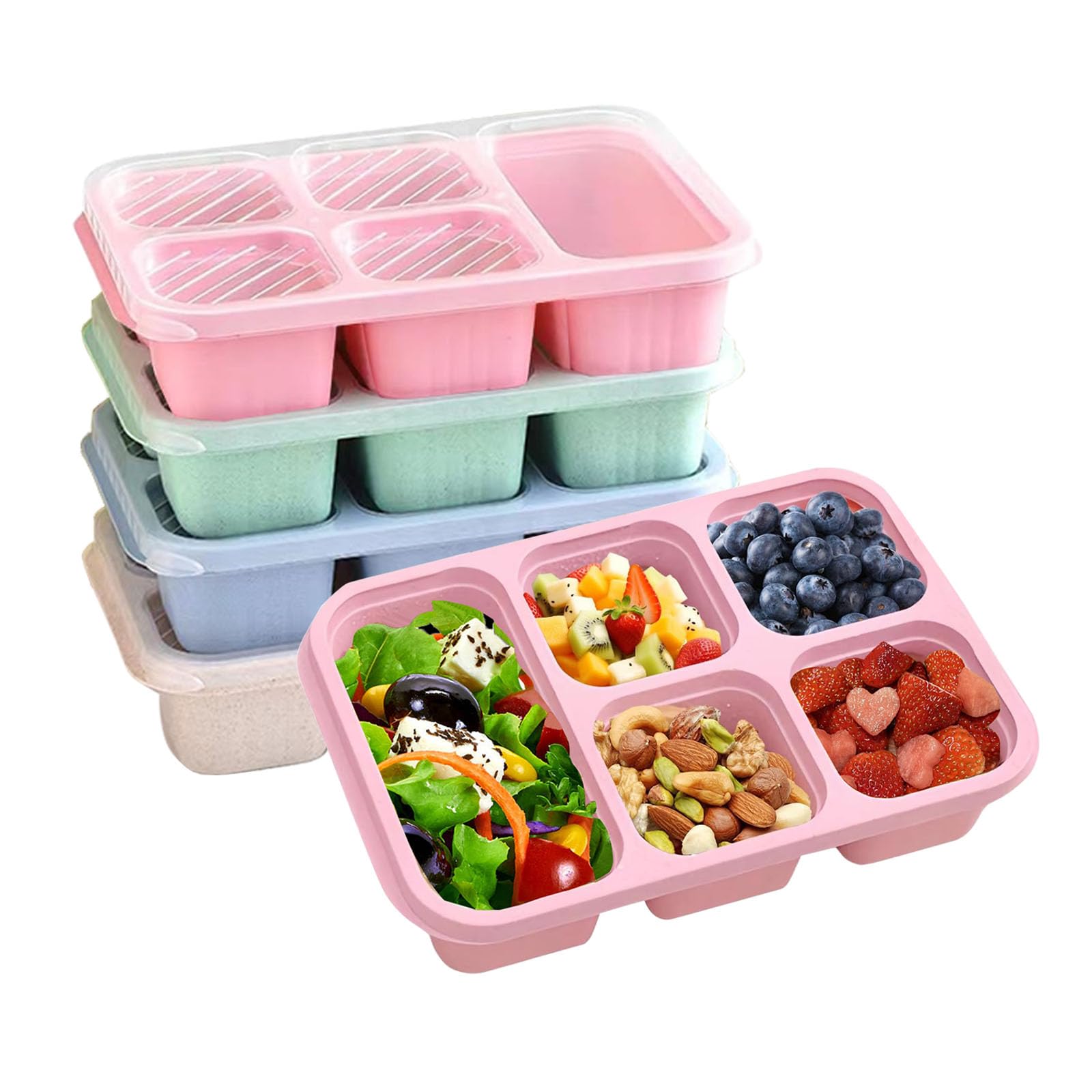 1PC, Caixa de Almoço Bento, Ad - Snack Container Travel avaliação e preço