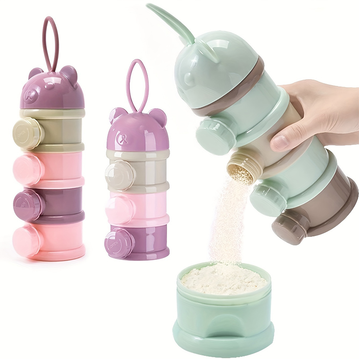 Recipiente de leite em pó para - Snack Container Travel avaliação e preço