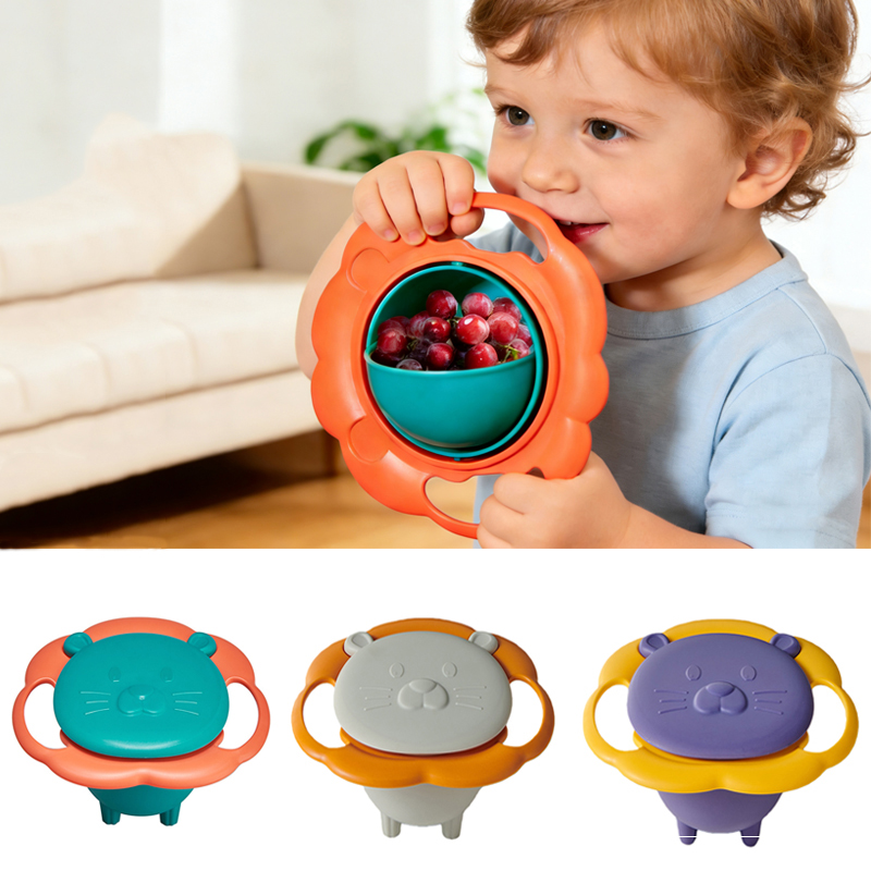 Bebê giroscópio tigela design  - Baby Food Grinding Bowl avaliação e preço