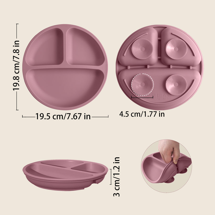 1 pçs bebê otário placa de jan - Baby Food Chart avaliação e preço