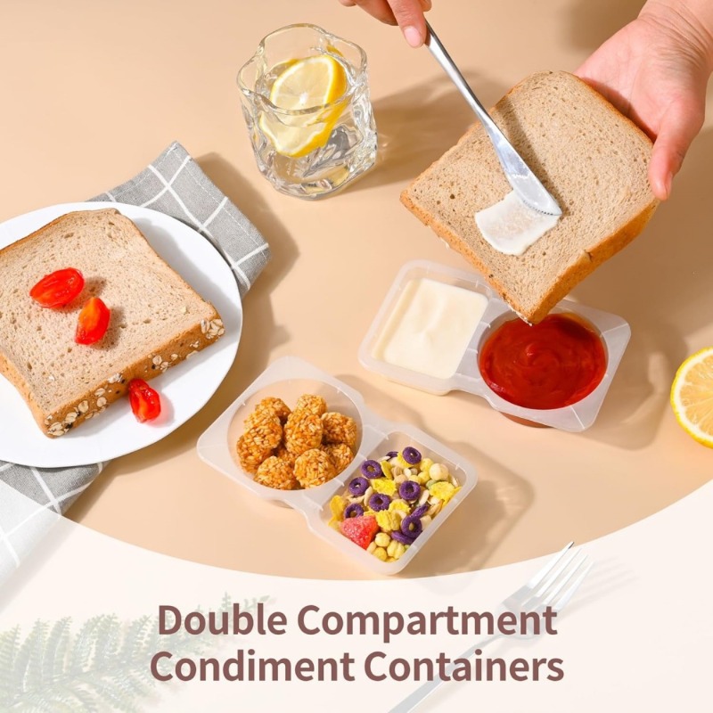5/10/20/40PCS Recipiente de te - Snack Container Travel avaliação e preço