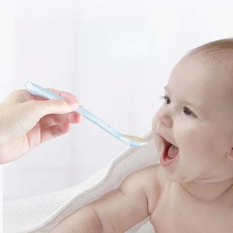 Colher de silicone macio para  - Baby Food Lunch avaliação e preço