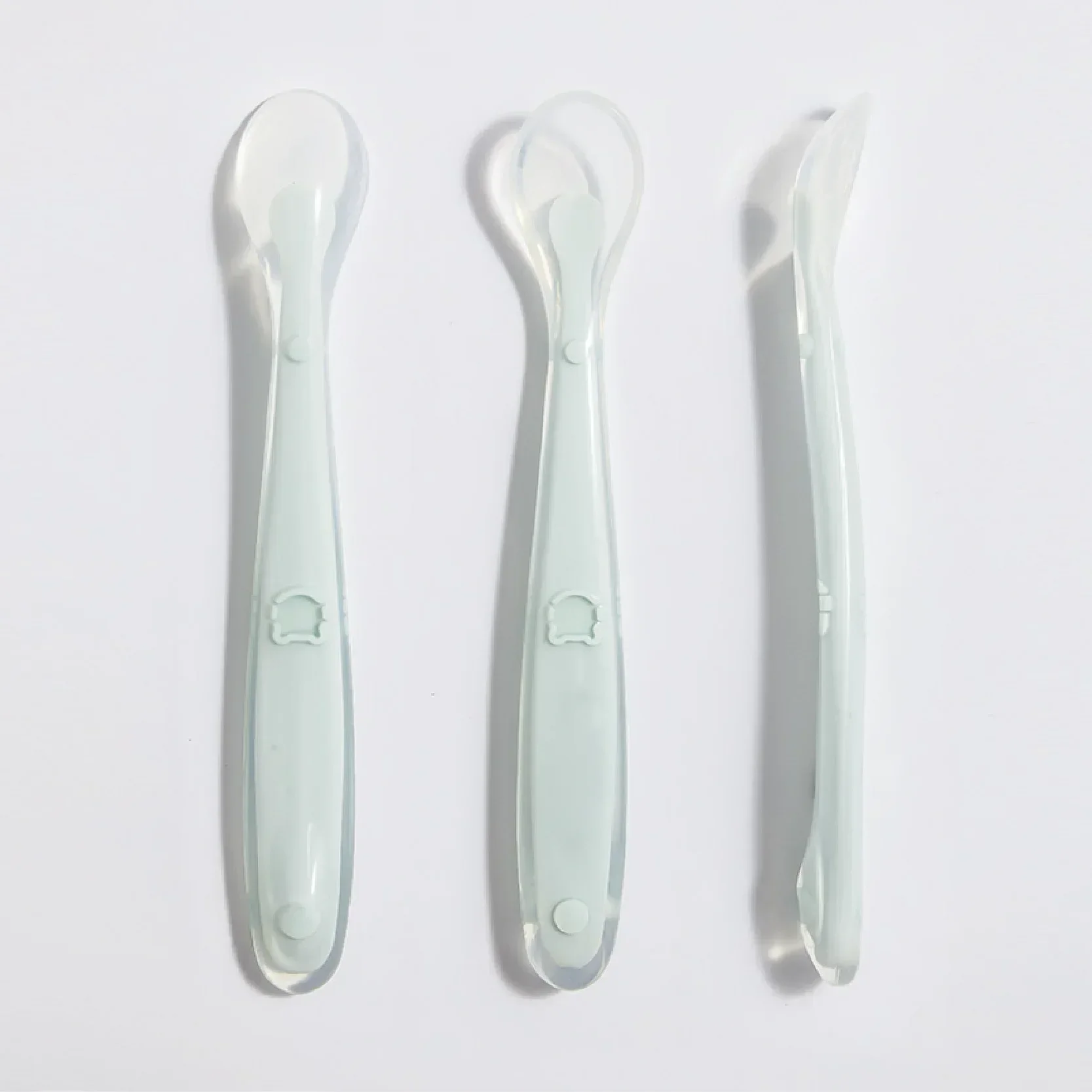Colher de silicone macio para  - Baby Food Lunch avaliação e preço
