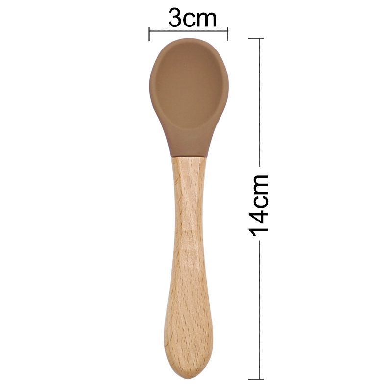 Colher de silicone com cabo de - Baby Food Lunch avaliação e preço