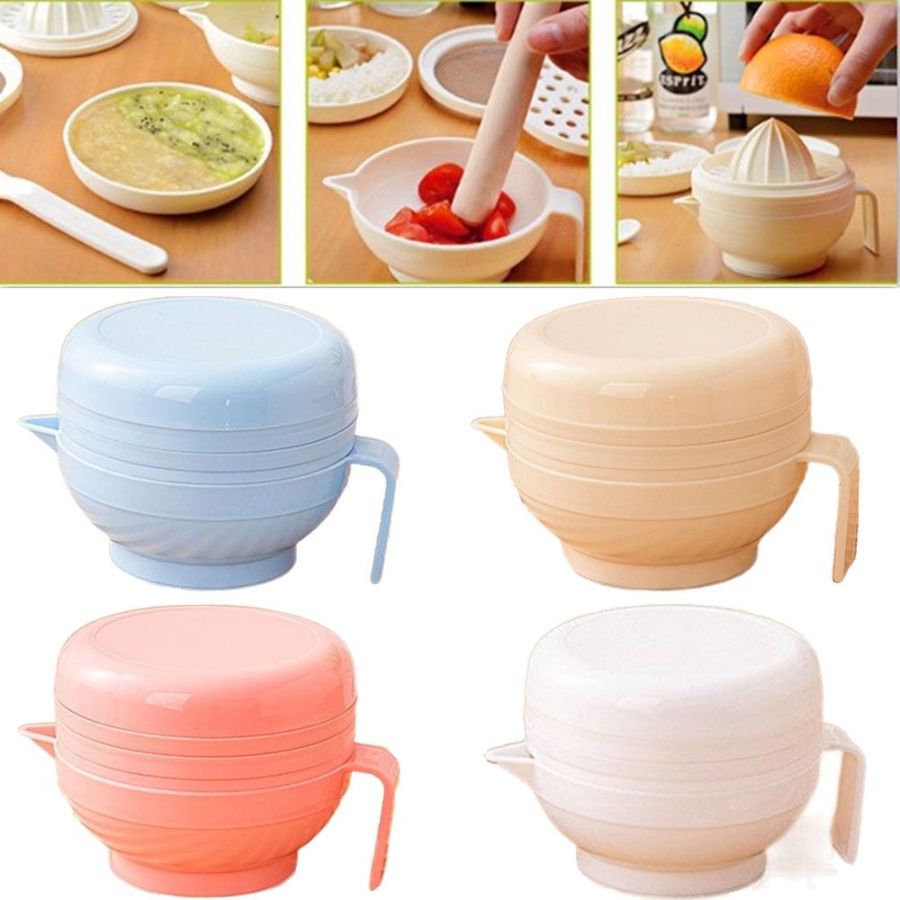 Conjunto de tigela de moagem d - Baby Food Grinding Bowl avaliação e preço